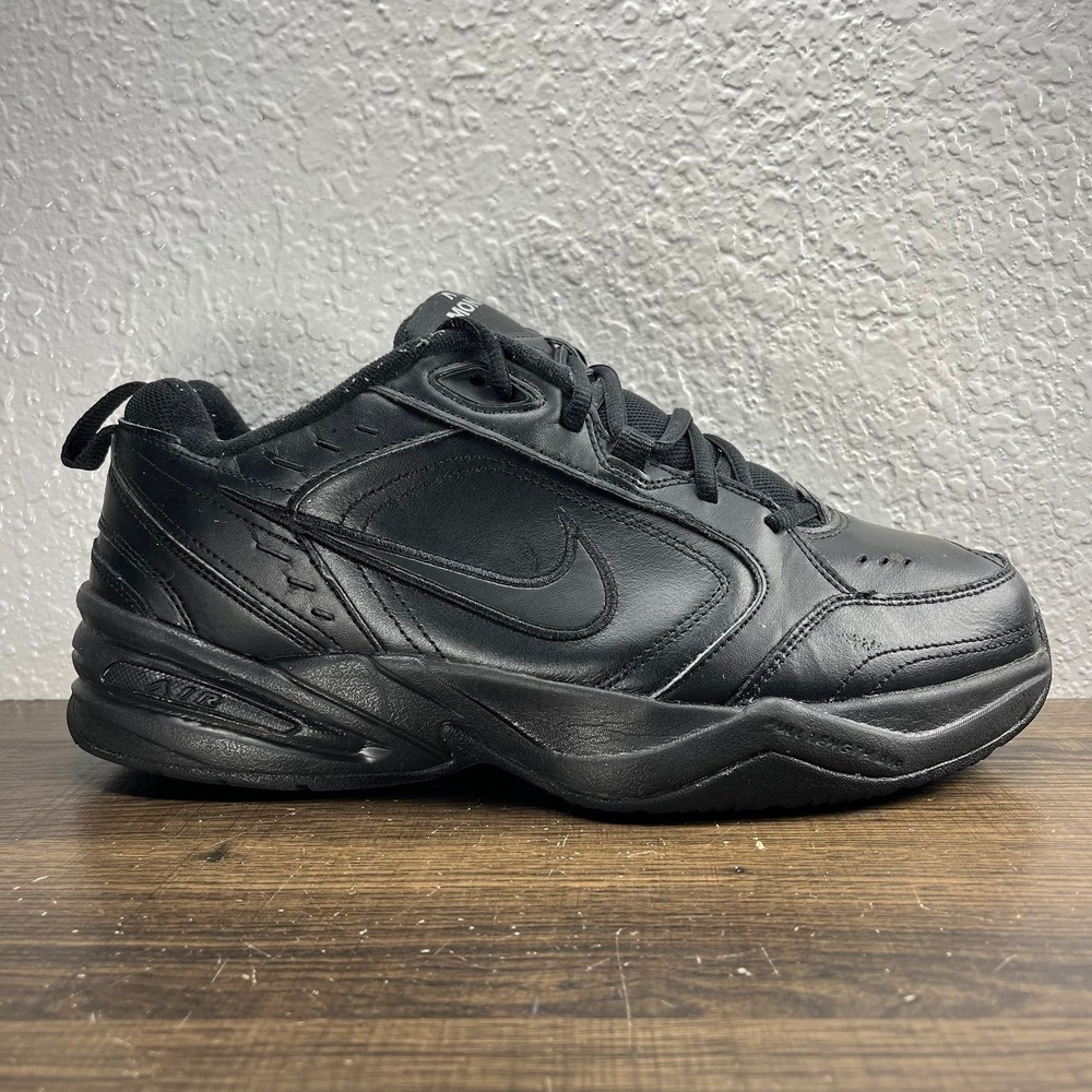 Nike Air Monarch IV 4E Wide Men's Black Shoes - Men's Size 10.5 (4E)